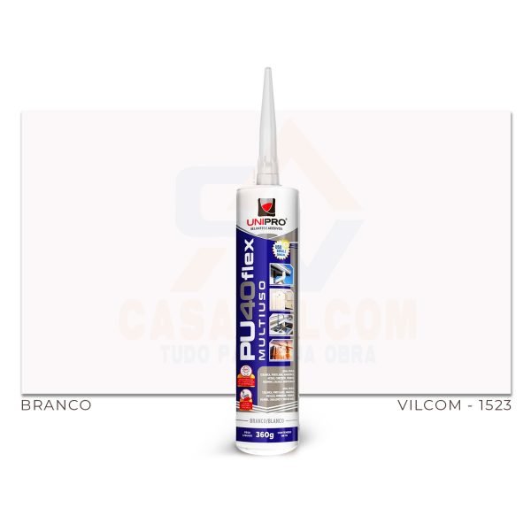 Kit 3 Selantes Pu-40 Poliuretano Branco - Fixa Cuba, Isopor e Vedação - Imagem 7