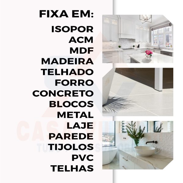 Kit 3 Selantes Pu-40 Poliuretano Branco - Fixa Cuba, Isopor e Vedação - Imagem 3