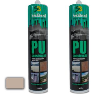 Selante Adesivo Elástico Uso Geral Pu Areia 2 Silicones