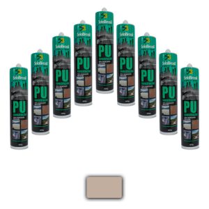 Selante Adesivo Elástico Uso Geral Pu Areia 9 Silicones