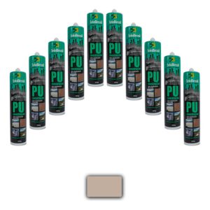 Selante Adesivo Elástico Uso Geral Pu Areia 10 Silicones