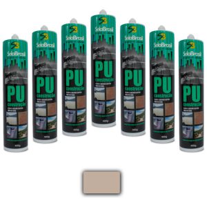 Selante Adesivo Elástico Uso Geral Pu Areia 7 Silicones