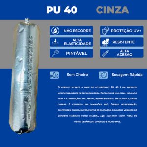 Selante Sachê 600gr Alta Dilatação e Resistência