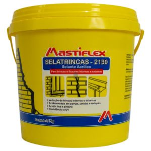 Selante Acrilico Sela Trincas Fissuras Rachaduras Parede 5kg