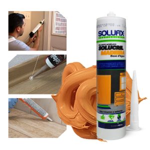 Selante Acrílico Solucril Madeira Base D Água 384 G Carvalho