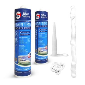 2 Silicones Pu Marítimo Híbrido Selante Adesivo Vedação