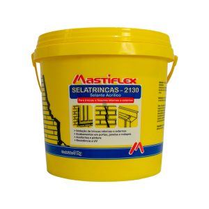 Selante Acrilico Sela Trincas Fissuras Rachaduras Parede 5kg